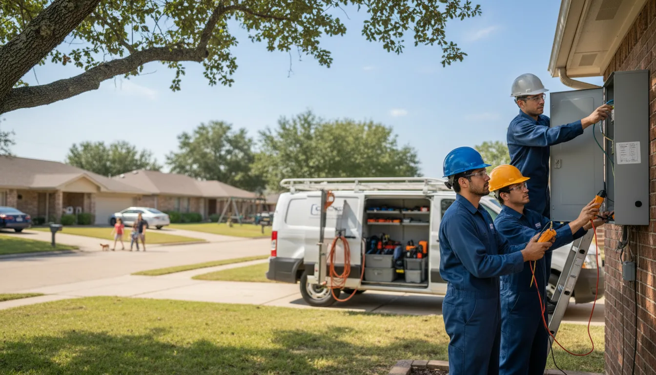 Certified electrician providing emergency electrical services in Wetmore, KS
